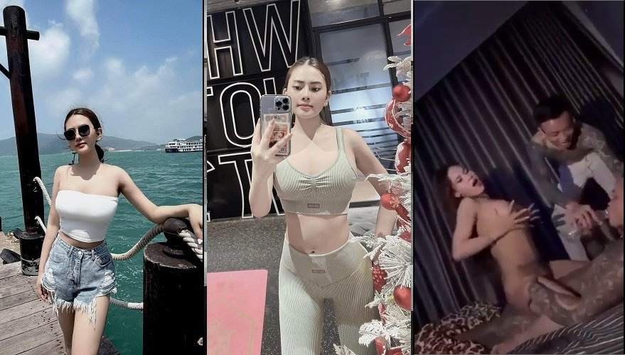 Nhu Quynh dan suami teman dekatnya